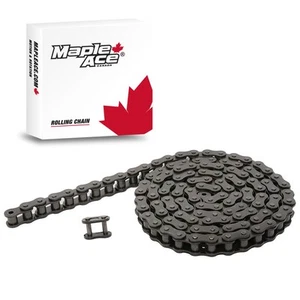 #100 Roller Chain 10 Feet plus Connecting Master Link - Foto 1 di 2