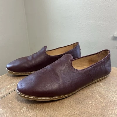 Zapatos sin cordones Charix de cuero borgoña para hombre EE. UU. 12 / UE 46 viaje trabajo diario Foto 1 de 4