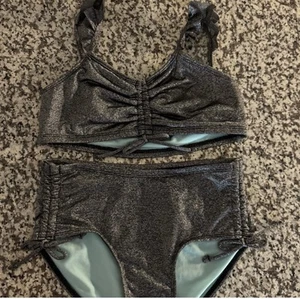 Girls' Two-Piece Swimsuit Size 14 - Picture 1 of 3