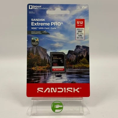Neu Sandisk Extreme Pro 512GB UHS-I Karte SDSDXXJ-512G-GN6SN SDXC SD - Bild 1 von 2