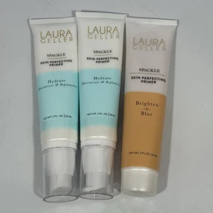 Lot Of 3 - Laura Geller Spackle Skin Perfecting Primer Hydrate Brighten 2oz - Picture 1 of 3