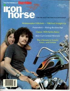 Iron Horse Biker Magazine Vol 2 Number 11 Oct 1980 Vintage bikes ads articles - Picture 1 of 3