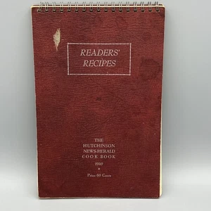 Vintage Kansas 1949 Hutchinson News-Herold Leser Rezepte Gemeinschaft Kochbuch - Bild 1 von 14