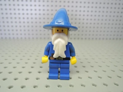 LEGO Figur Dragon Knights Zauberer blau + schwarzes Cape cas249 6020 6076 6048 - Bild 1 von 2