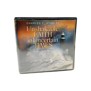 Charles Stanley Unshakable Faith in Uncertain Times cd set - Picture 1 of 4