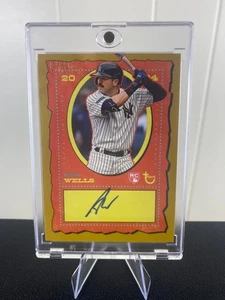 2024 Topps Brooklyn Collection Austin Wells Gold Rookie Auto RC #AC-AW /50 - Picture 1 of 3