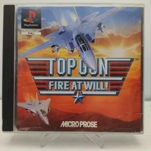 Top Gun Fire At Will PlayStation 1 PS1 Sony Buone Condizioni - Imagen 1 de 10