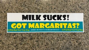¡La leche apesta! ¿Tienes margaritas? "Imán de nevera Jimmy Buffet Margaritaville 12"" X 3""" - Imagen 1 de 12