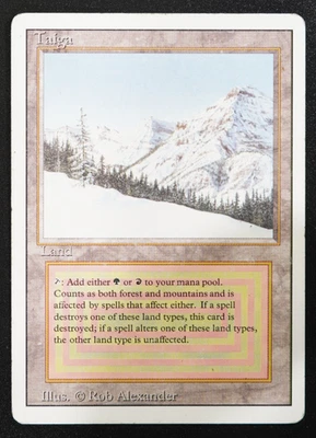 Taiga Revised MTG Card Dual Land Reserved List Magic the Gathering - Image 1 of 2