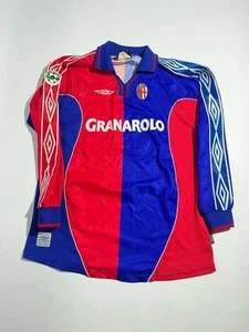 camiseta fútbol BOLOGNA (italia) manga larga matchworn UMBRO 2000 #19 FALCONE - Picture 1 of 7