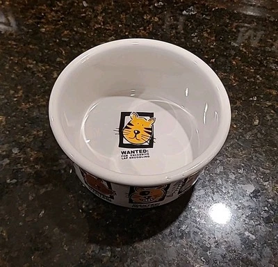 Signature 6" gres pesado 24 oz tazón para mascotas tazas/gato. Cervezas Riviera Van Foto 1 de 4