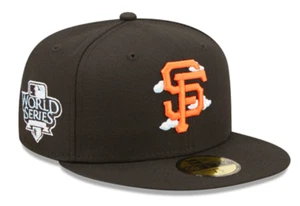 Negro San Francisco Giants Fondo Azul Cómic Cloud Nueva Era MLB 59FIFTY Ajustado - Imagen 1 de 7
