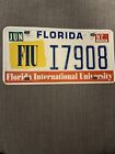 1997 Florida International License Plate University Graphic FIU Tag # I 7908