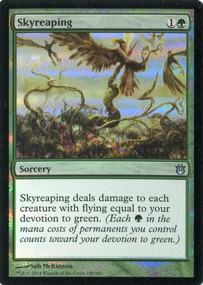 MTG - Born of the Gods - Skyreaping - Foil - NM - Image 1 of 1