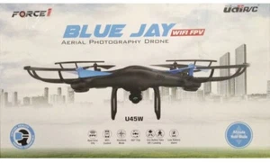 FORCE 1 BLUE JAY AERIAL PHOTOGRAPHY DRONE WIFI FPV UDIR/C U45W - Picture 1 of 2