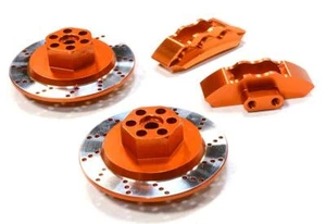 Realistic Alloy Machined Front Brake Hex Hub Set for HPI 1/10 Scale E10 On-Road - Picture 1 of 1