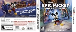 Epic Mickey: Power of Illusion 3DS Cover Art Case Insert Only - Picture 1 of 1