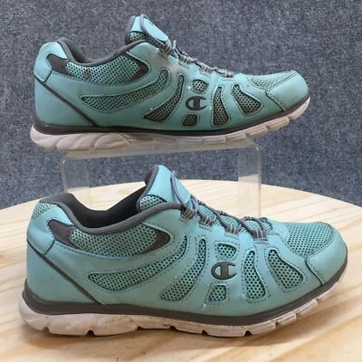 Champion Shoes Womens 7.5 Memory Foam Slip On Low Top Running Sneakers Blue - Image 1 of 4