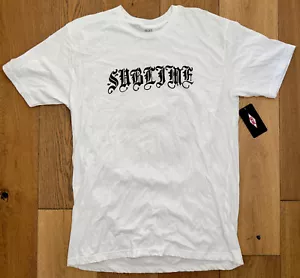 SUBLIME Herren T-Shirt Large weiß Baumwolle HUNTINGTON BEACH Konzert Ska Punk neu - Bild 1 von 5