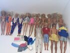 Vintage 60’s 70’s 80’s Barbie Ken Dolls Lot Of 15 Dolls Accessories Various Cond