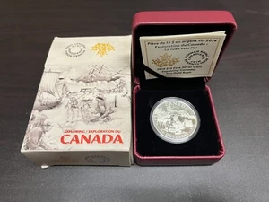2014 $15 Exploring Canada: The Gold Rush - Pure Silver Coin - Picture 1 of 2