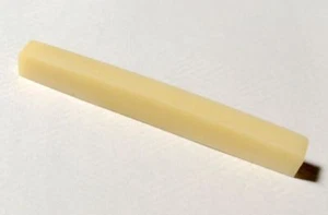 Density Camel Bone Nut BLANK 44mm Flat for style Guitar Bass Ukulele Mandolin - Picture 1 of 2