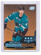 Mirco Mueller 2014-15 Black Diamond ROOKE GEMS Orange Parallel Card #180