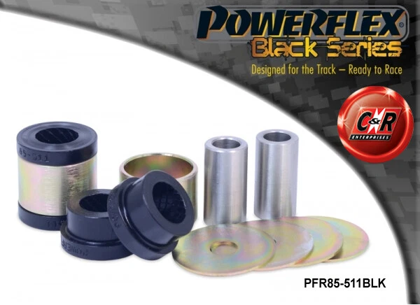 Powerflex Black Serie RR Inferiore Collegamento Esterno Spazzole Per VW EOS 1F - Immagine 1 di 4