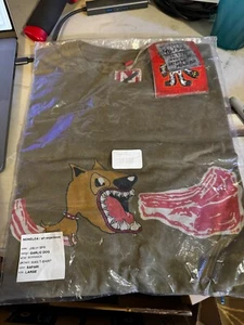 Borrasca for NONOL0A Garlic Dog limitiert und nummeriert Kunst Erfahrung T-Shirt - Bild 1 von 5
