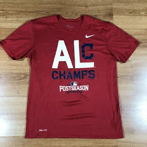 Nike Dri-F Cleveland Indians Red American League Champs 2016 Medium Vietnam - Bild 1 von 4
