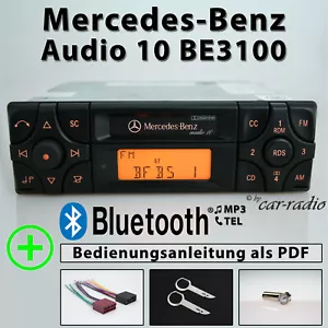 Genuine Mercedes Audio 10 BE3100 MP3 Bluetooth Becker Radio DC A2108200986 Set - Picture 1 of 11