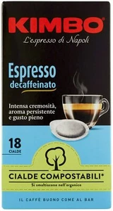 Kimbo Espresso Decaffeinato - 18 Cialde - Imagen 1 de 8