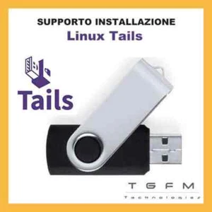 Chiavetta USB avviabile Tails basato su linux sicuro anonimo portatile - Imagen 1 de 1