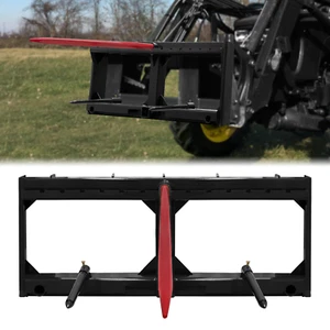 49''hay spear / Connector for tractors-w/a load-bearing capacity of 3000 pounds - Picture 1 of 9