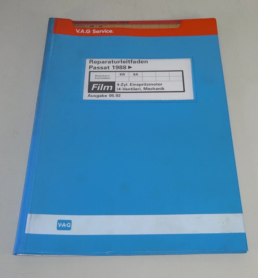 Manual de Taller Microfich VW Passat B3 4 Cil. Motor de Inyección 4 Válvulas - Imagen 1 de 1