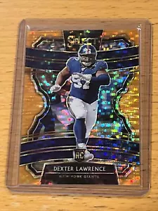 2019 FOTL PANINI SELECT EXCLUSIVE ROOKIE ORANGE PULSAR /11 DEXTER LAWRENCE RC ๐ฅ - Picture 1 of 2