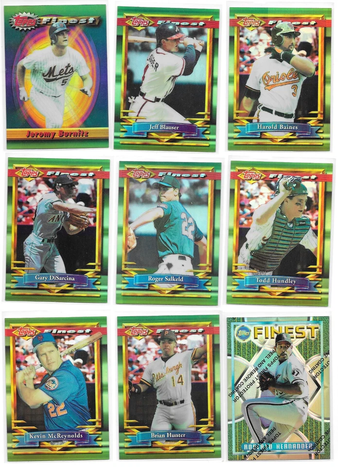 Topps Finest Baseball Refractor Parallel Inserts - Various Years - You Pick - Image 1 of 1