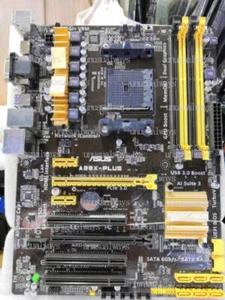 ONE ASUS AMD A88X Motherboard A88X-PLUS Socket FM2+ DDR3 SATA USB 3.0 - Picture 1 of 1