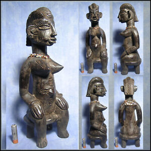 STATUE SENOUFO rci AFRICANTIC art africain premier tribal statuette africaine
