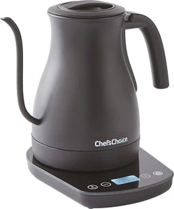 Chef'sChoice Electric Kettle Matte Black 1200 Watts with Auto-Shutoff - Picture 1 of 9