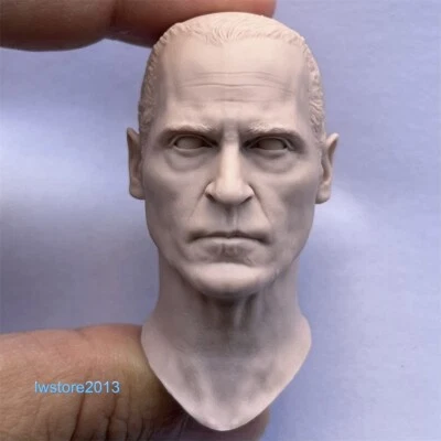 1:6 Joaquin Phoenix Joker Head Sculpt Carved For 12" Male Action Figure Body Toy - Image 1 of 4
