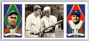 Upper Deck B.A.T. 1993 Carpetas triples - Ty Cobb, Babe Ruth #146 - Imagen 1 de 2