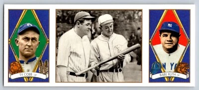 Upper Deck B.A.T. 1993 Carpetas triples - Ty Cobb, Babe Ruth #146 Foto 1 de 2