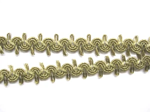 Filigrane Edle Borte In Oliv-Gold BO-GB-1081 - Bild 1 von 1