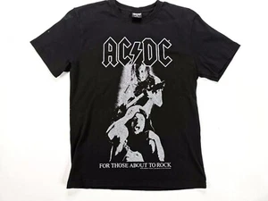 ACDC Black For Those About To Rock T Shirt Size S Unisex 2009 - Picture 1 of 5