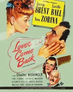 LUCILLE BALL in LOVER COME BACK - 1 946 - 11 X 14 POSTER LOBBYKARTE - Bild 1 von 1