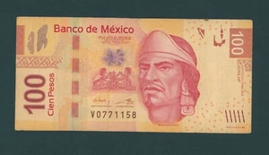 MEXICO 100 PESOS 2014 PICK # 124i FINE. - Picture 1 of 2