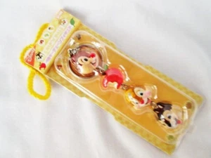 RARE!! CHIP AND DALE CHIP'N DALE $ CLARICE KEYCHAIN STRAP DISNEY - Picture 1 of 3