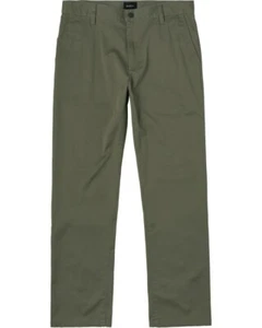 New NWT RVCA Boys Weekday Straight Fit Stretch Pant Olive Medium Rise Size 23x23 - Picture 1 of 2