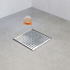 Shower drain 6 inch 304 stainless steel Square Hole Panel  hair strainer
